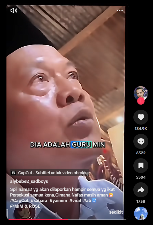 Yai Min ungkap dalang yang memfitnah dirinya.
